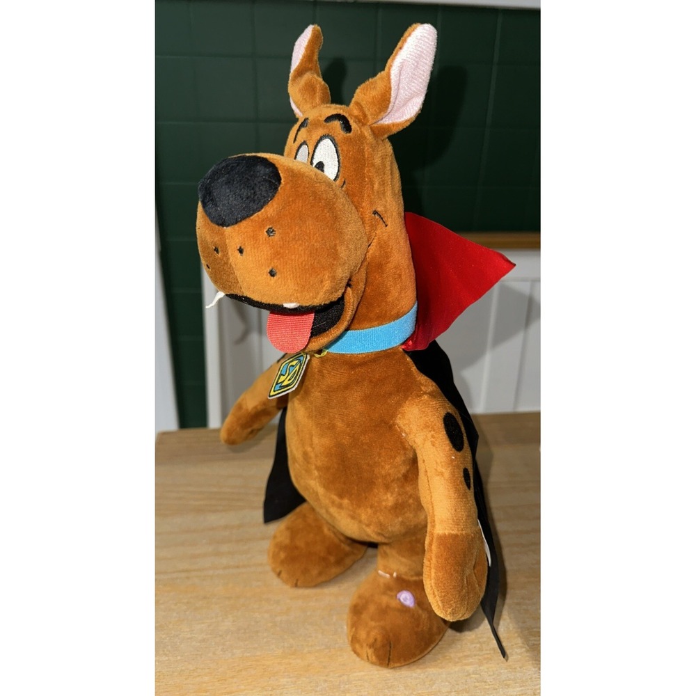 Gemmy Scooby Doo Vampire Dracula Stuffed Plush 14"  Sings Dances‎ Halloween EUC - Picture 3 of 10